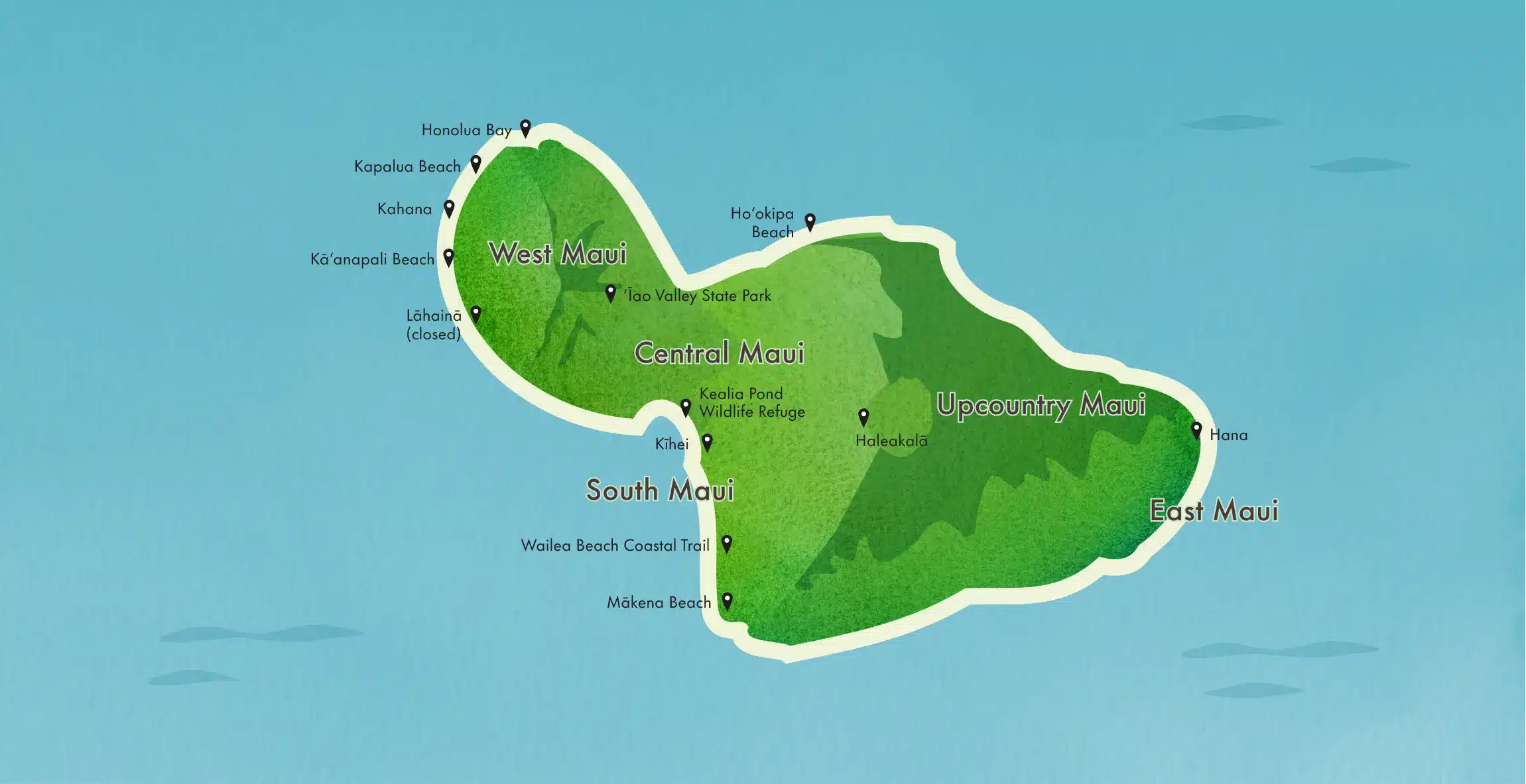 CRH Island Maps Maui